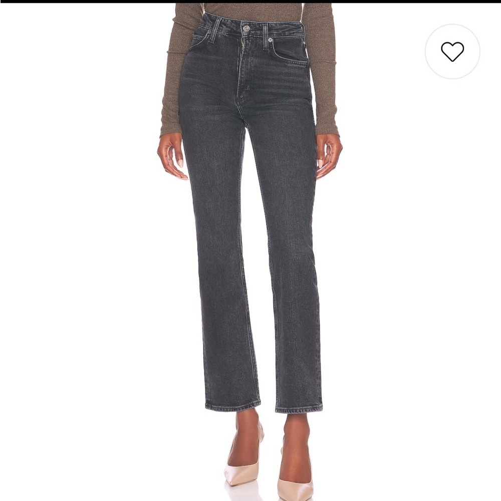 AGOLDE Vintage Boot Cut High Rise Jeans Black Vintage Wash Size 25